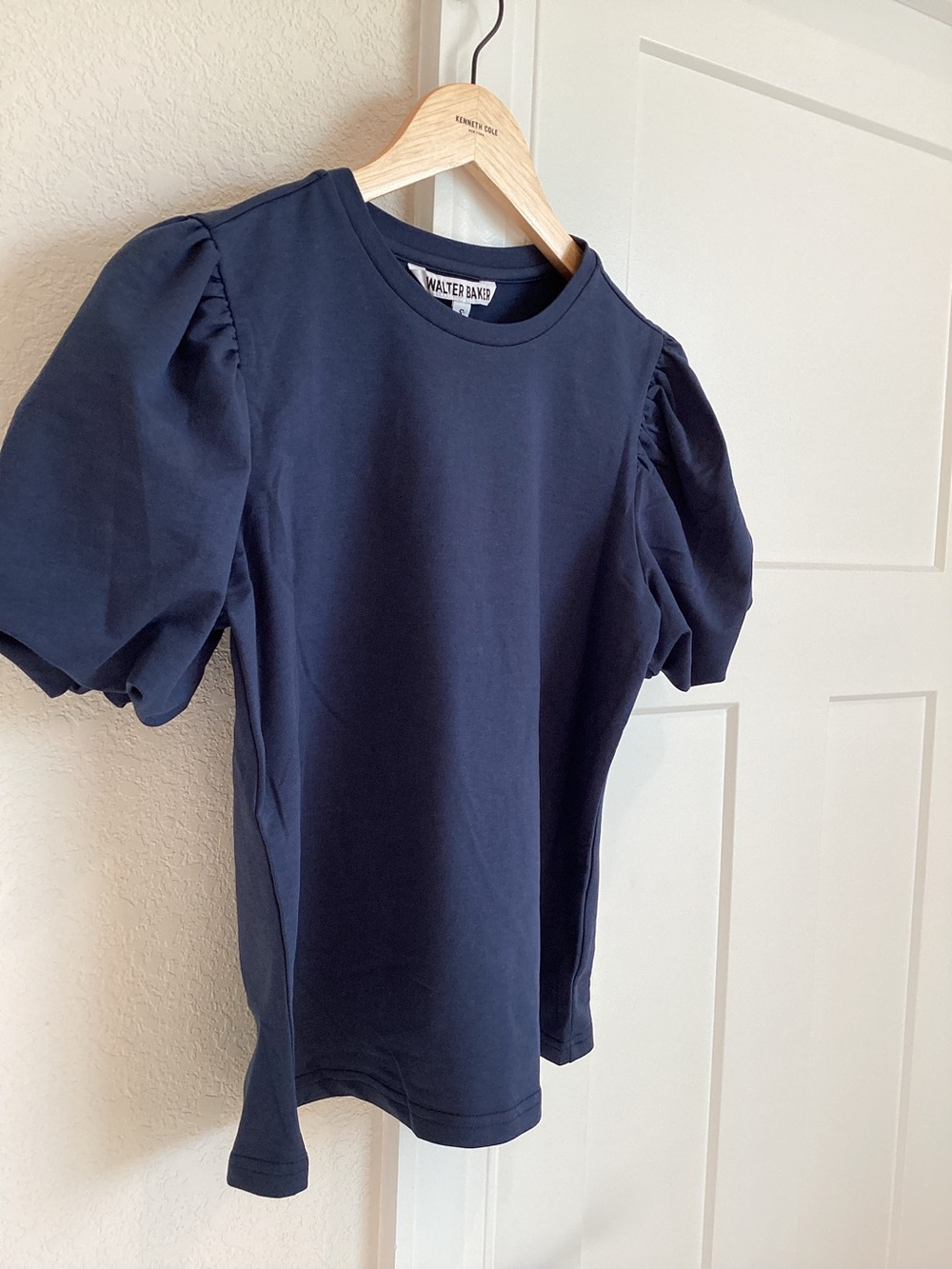 Walter Baker Short Sleeve Top Harley New Small Navy Anthropologie - Picture 4 of 11